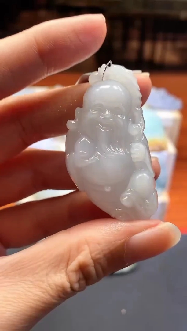 【闪购商品】翡翠颈饰未镶嵌寿星