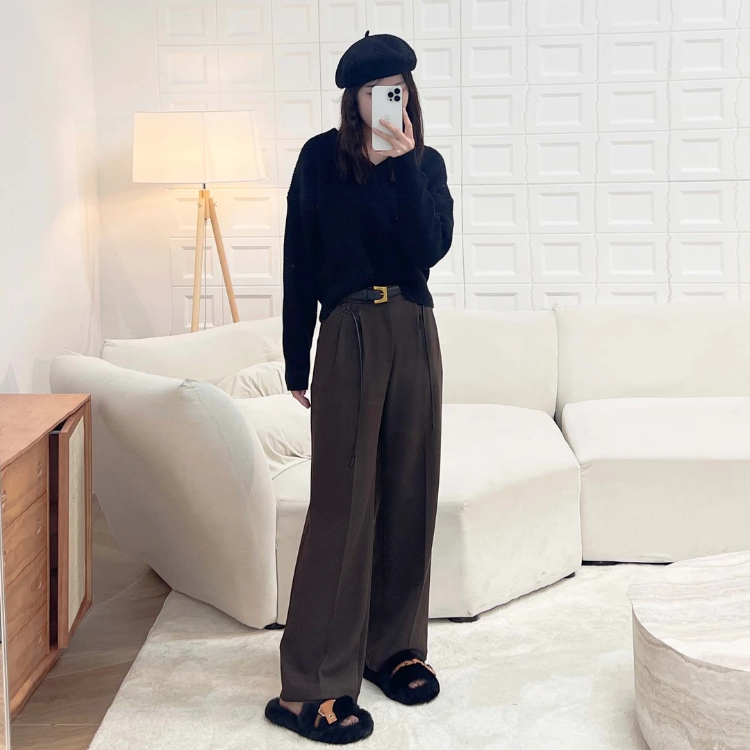 【陆仙人】NONOMEAN双褶阔腿西裤