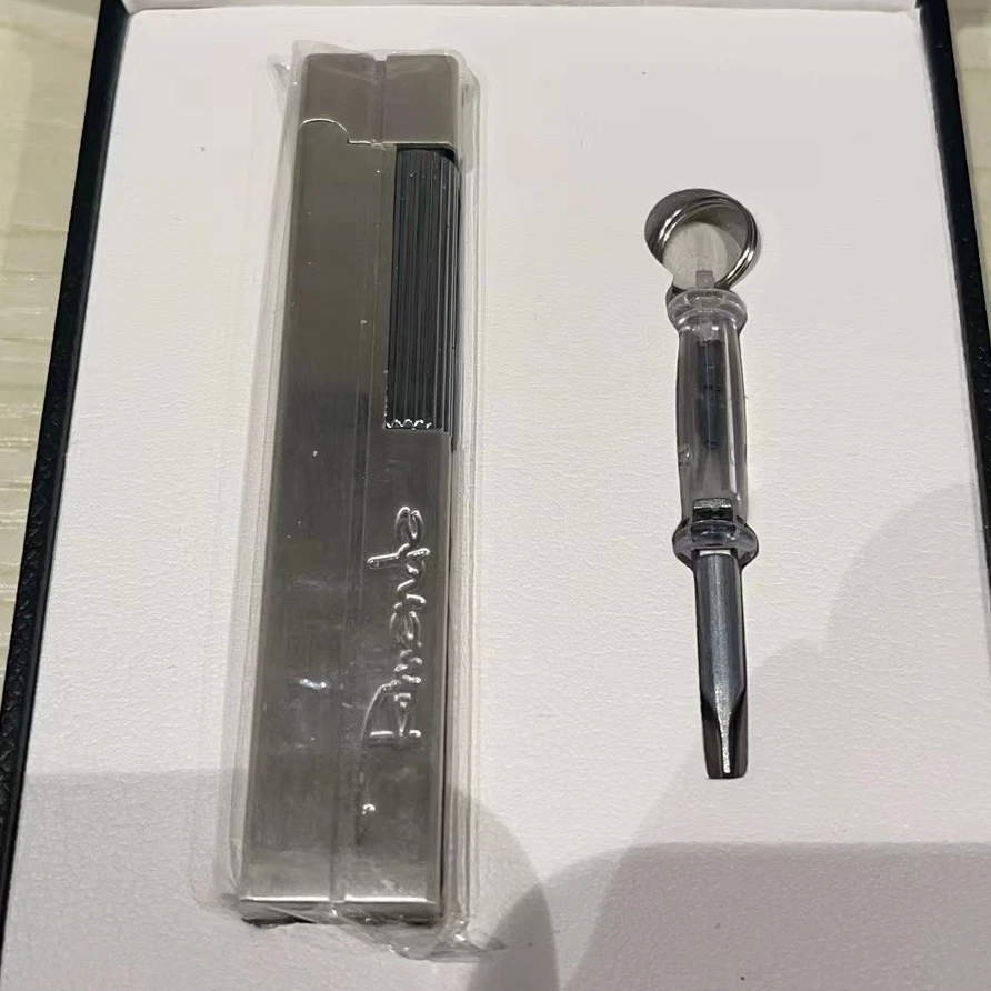 白色侧滑打火机充气dy