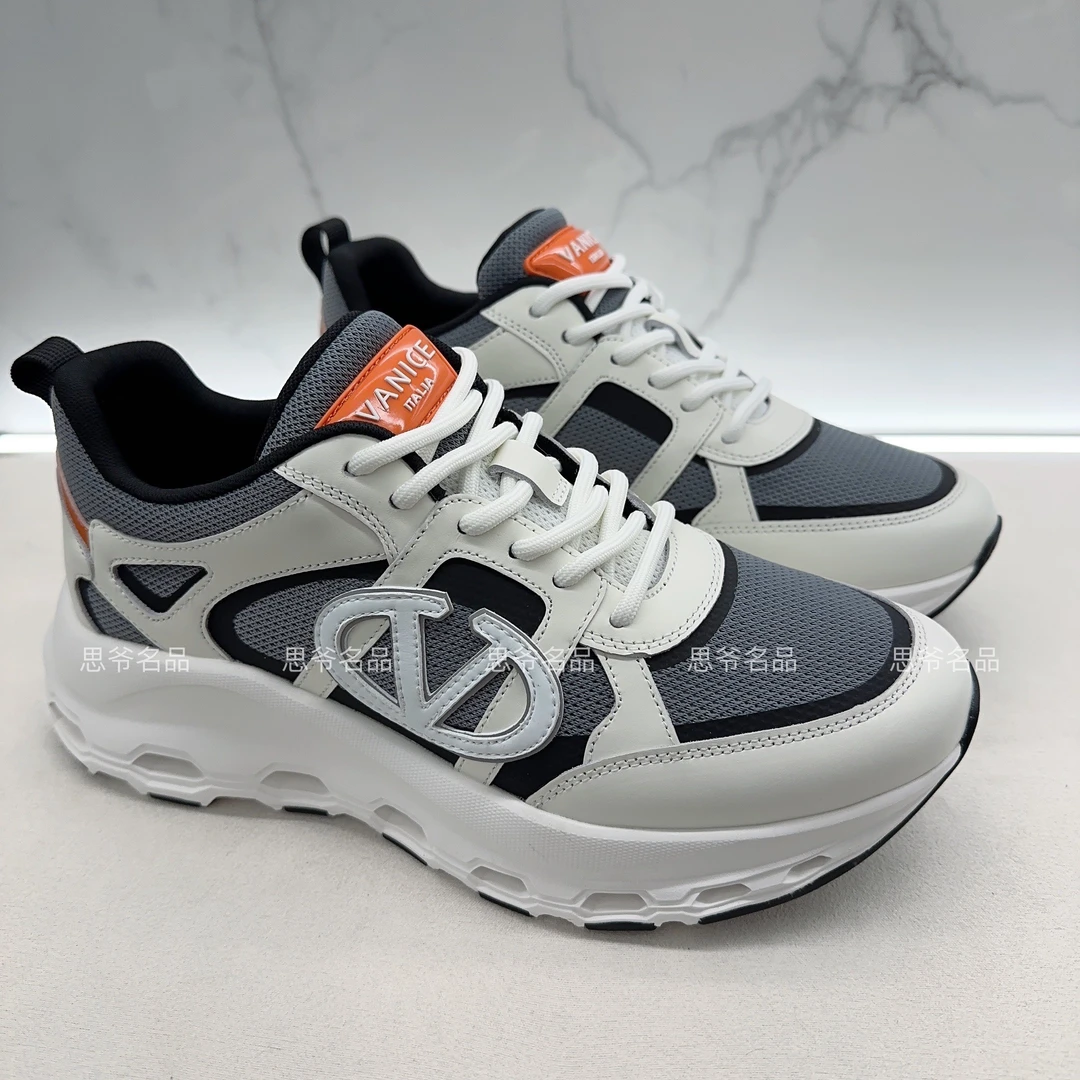 【思爷】欧货高档斯丹sidan品牌男鞋新款2025百搭潮流时尚休闲拼色
