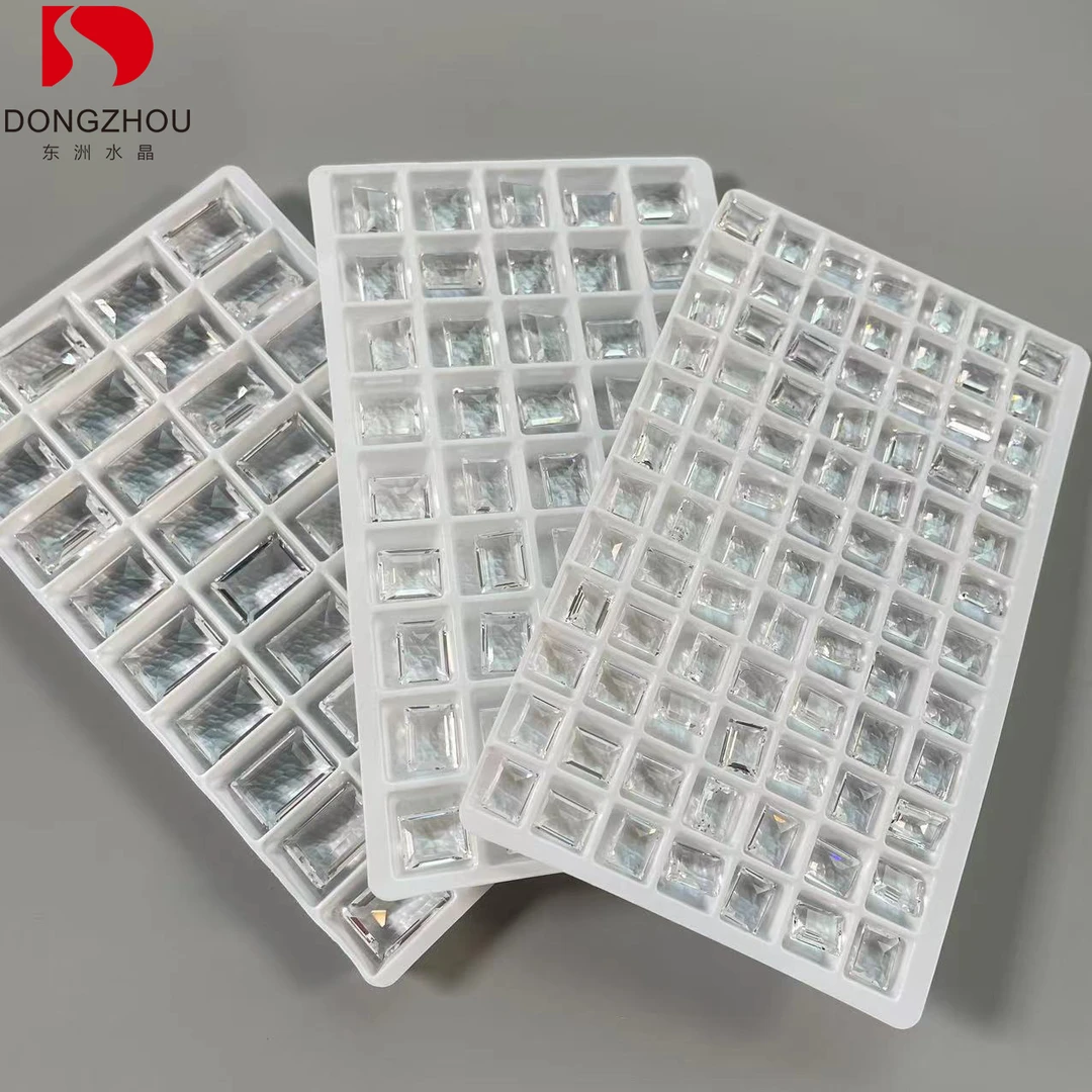 DONGZHOU 东洲美甲钻 透底冰糖冰透超闪尖底彩色高品质美甲饰品