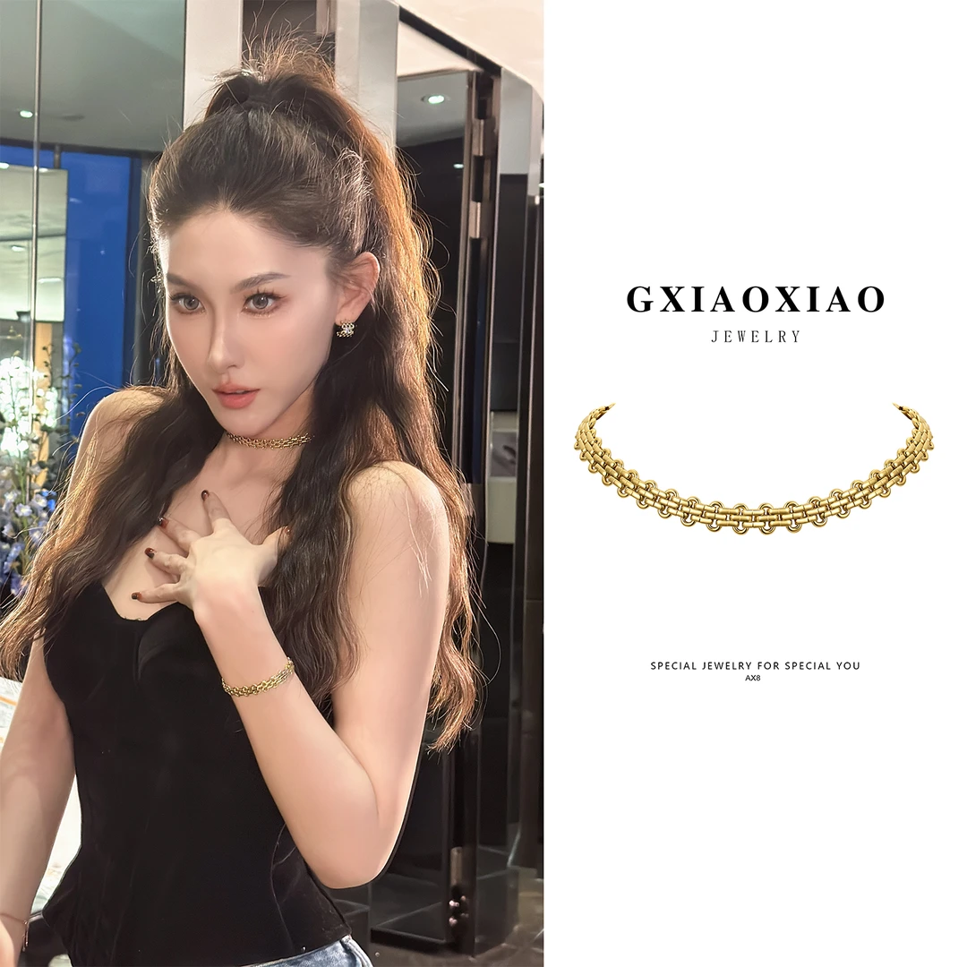 铜合金项链 GXX AX8 时尚新款百搭高级感个性项链女款
