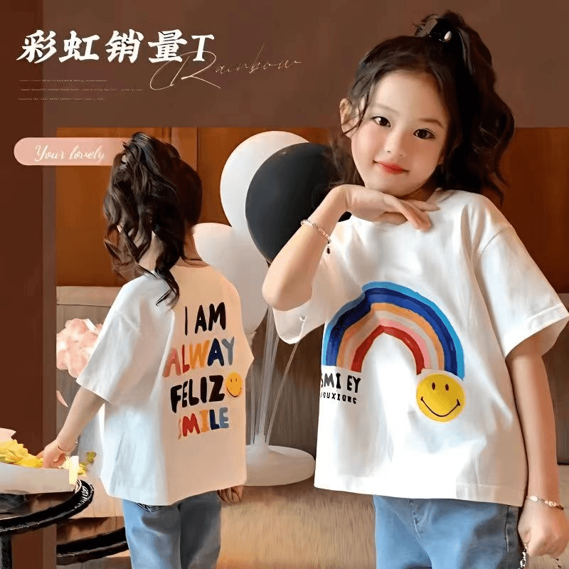 女童夏季纯棉T恤