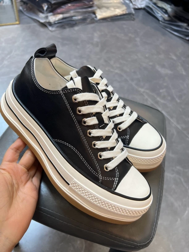 NANA➕店里主推热卖4厘米小牛皮休闲鞋