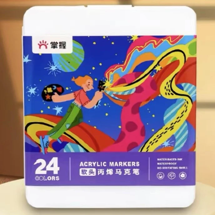MKB2302-24      掌握24色软头丙烯马克笔