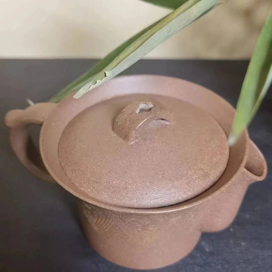 【观一茶堂】观一器炻堂·纯手工紫砂壶降坡泥汉瓦茶壶120ml