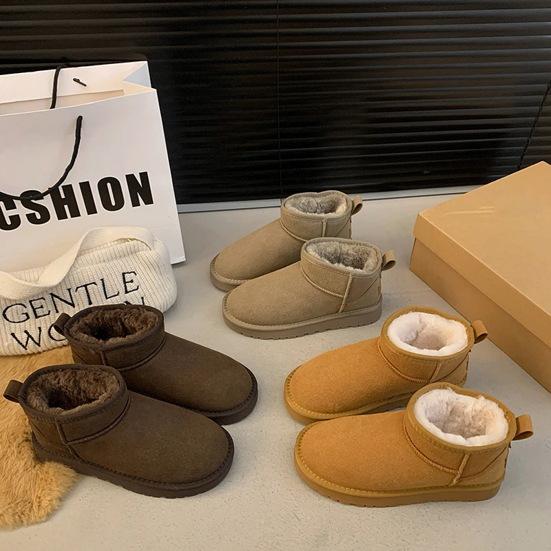 2024新款冬季雪地靴百搭保暖加厚时尚