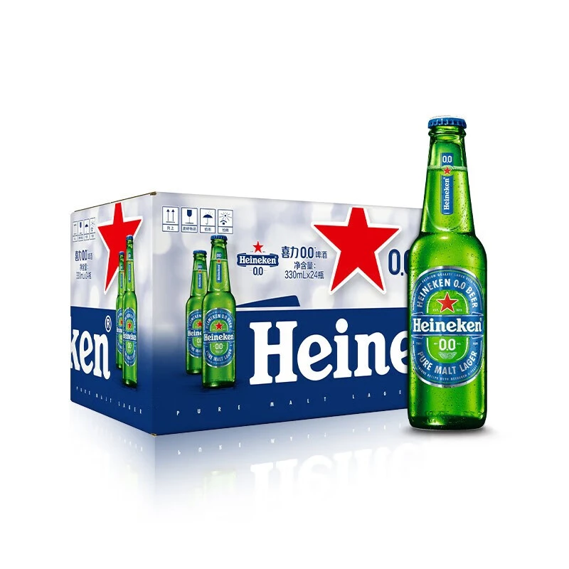 喜力（Heineken）无醇0.0啤酒低度全麦酿造啤酒