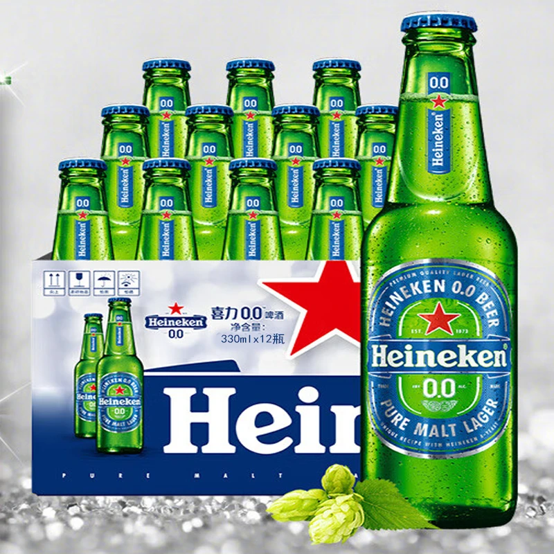 喜力（Heineken）无醇0.0啤酒低度全麦酿造啤酒