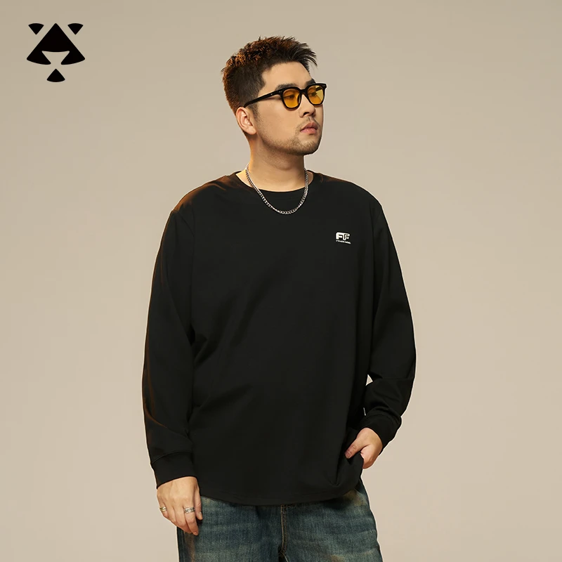 【断码捡漏-卫衣】森老板大码男装春秋季宽松打底长袖薄款卫衣男