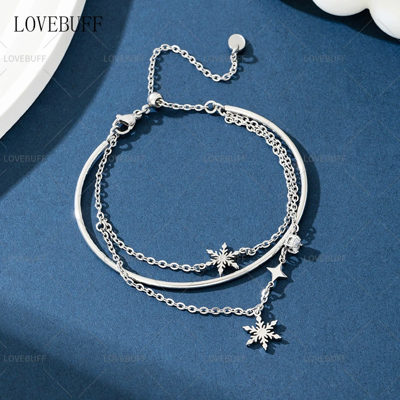 lovebuff黎医生密约卡主控同款手链精致雪花不掉色深游戏同人周边