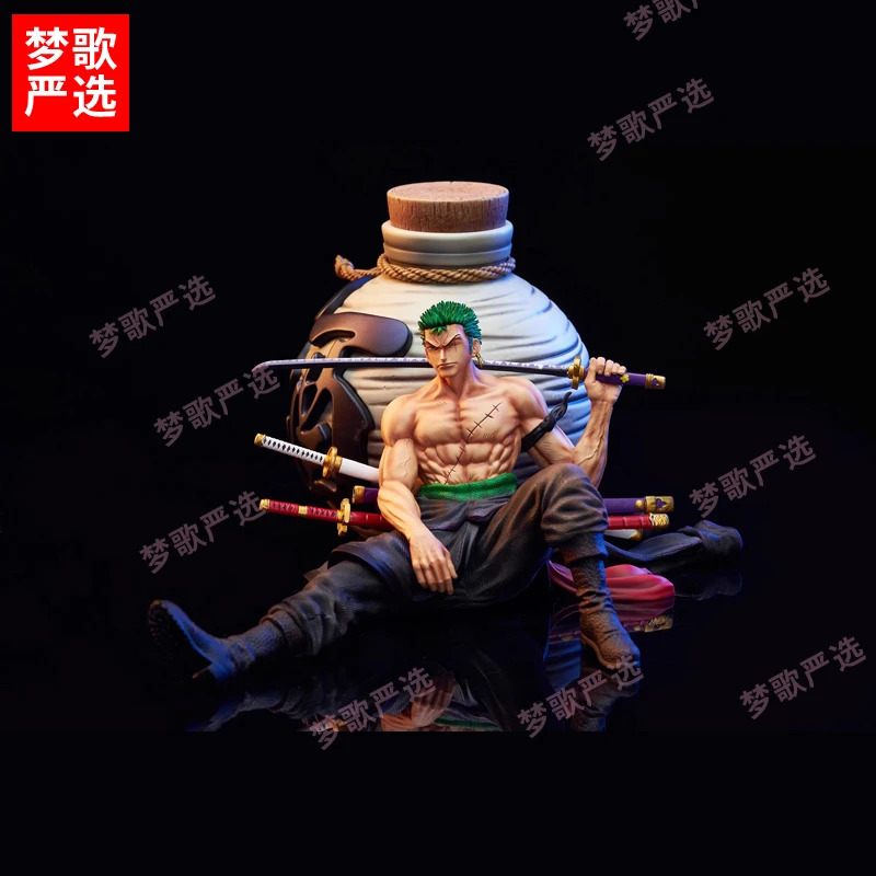 【梦歌严选】HS索隆14cm海贼王罗罗诺亚索隆gk手办礼品雕像模型