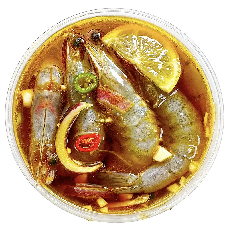 生呛虾800克/桶腌虾开背虾下单生酱虾生食海鲜即食水产品顺丰包邮