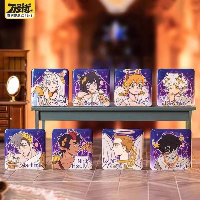 正版谷子非人哉万圣街星座系列马口铁徽章周边动漫二次元