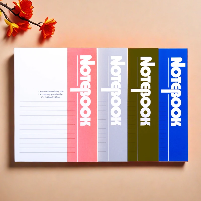 7软抄本记事本A5日记本A5办公用品10本装学生文具加厚笔记本子