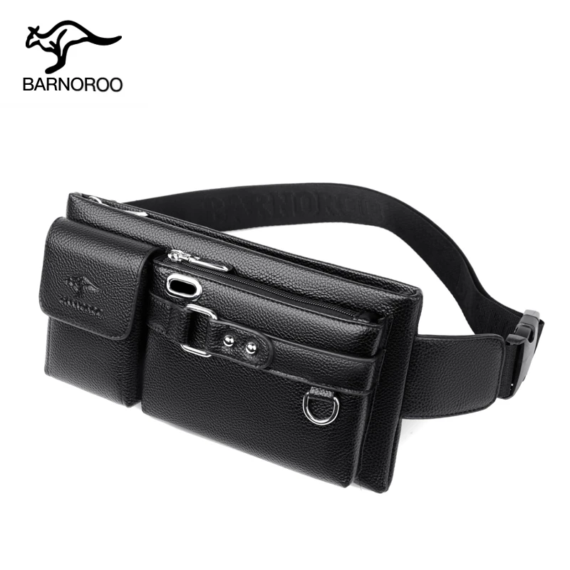 男士腰包质感时尚胸包男斜挎包手机包多功能休闲腰挎包背包小包包