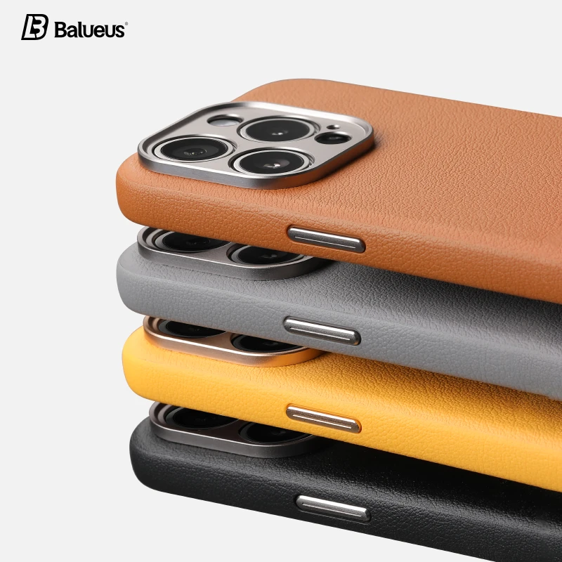 适用苹果16ProMax手机壳iPhone15Pro真皮14pro磁吸苹果手机壳全包