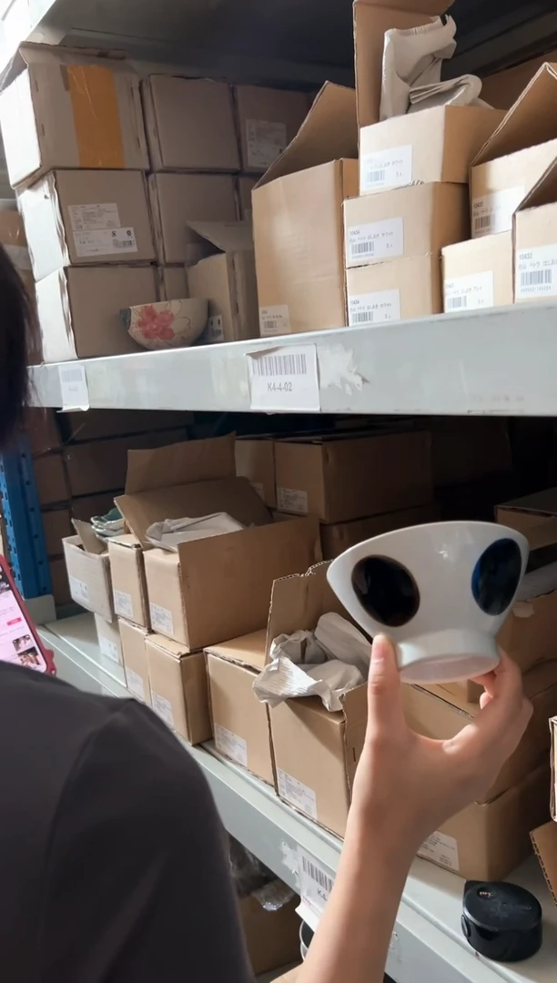 【闪购商品】瓷片）青丸紋　広東碗）青丸紋　広東碗