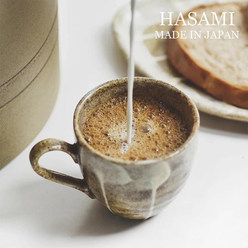 【波佐见烧灶师窑】日式复古陶瓷咖啡杯碟套装欧式小奢华日本进口