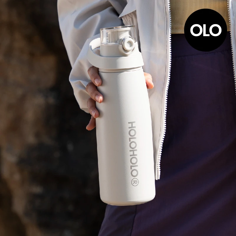 【达人专属】HOLOHOLOgogo杯户外随行水杯女便携保冰保温杯大容量