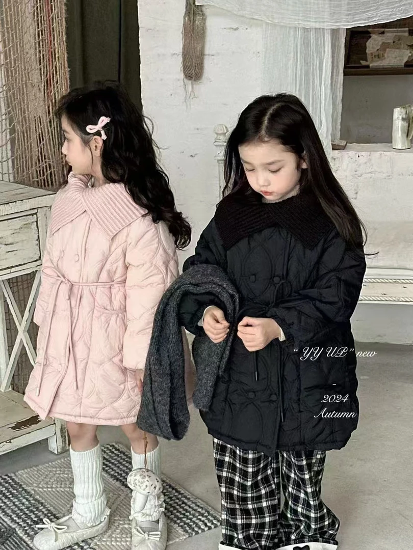 CC潮童馆冬季棉服羽绒服2024新款童装外套洋气儿童女童百搭宽松