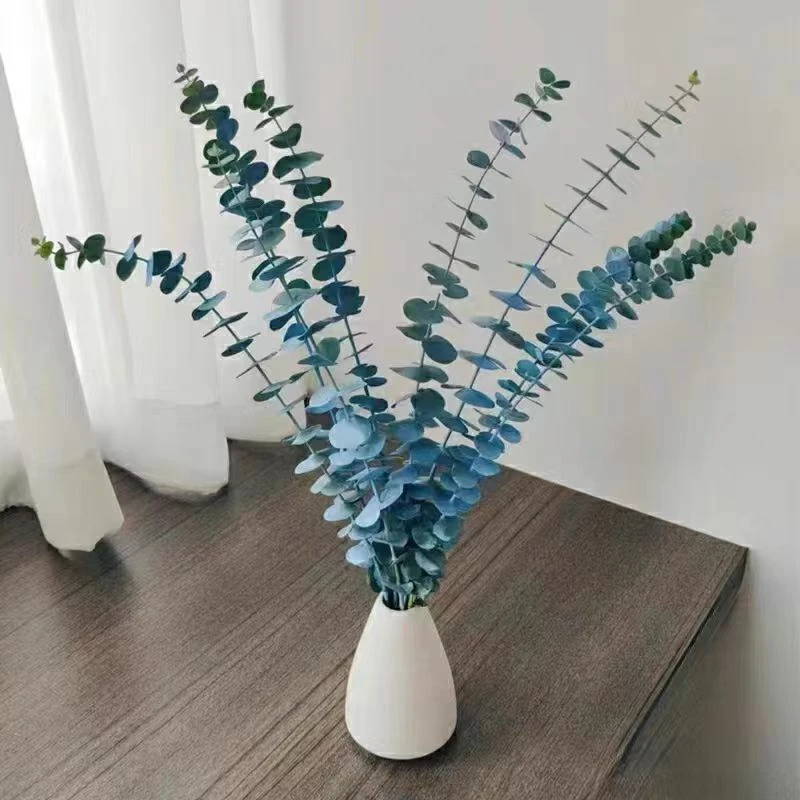 尤加利叶配花配草简约百搭室内办公卫生间装饰除异味