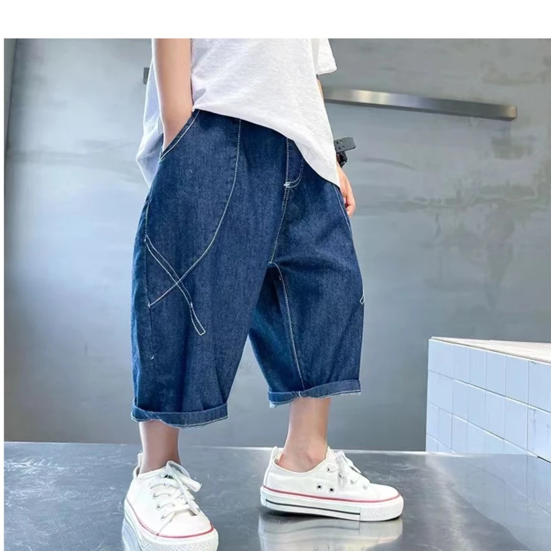 201-400男童童装大童时尚中大童洋气薄款夏季宽松