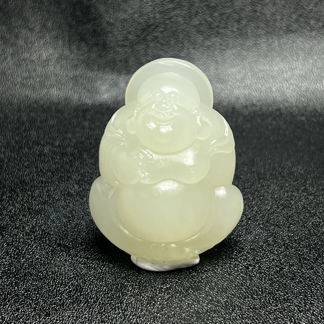 【豫人豫品】天然和田玉吊坠高端珠宝手工精雕挂件毛货定制C3059