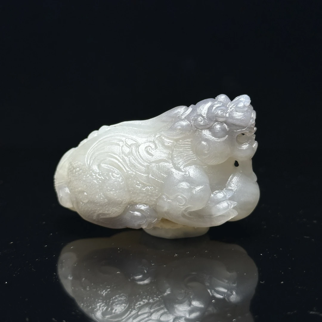 【豫人豫品】天然和田玉吊坠高端珠宝手工精雕挂件毛货定制c3130