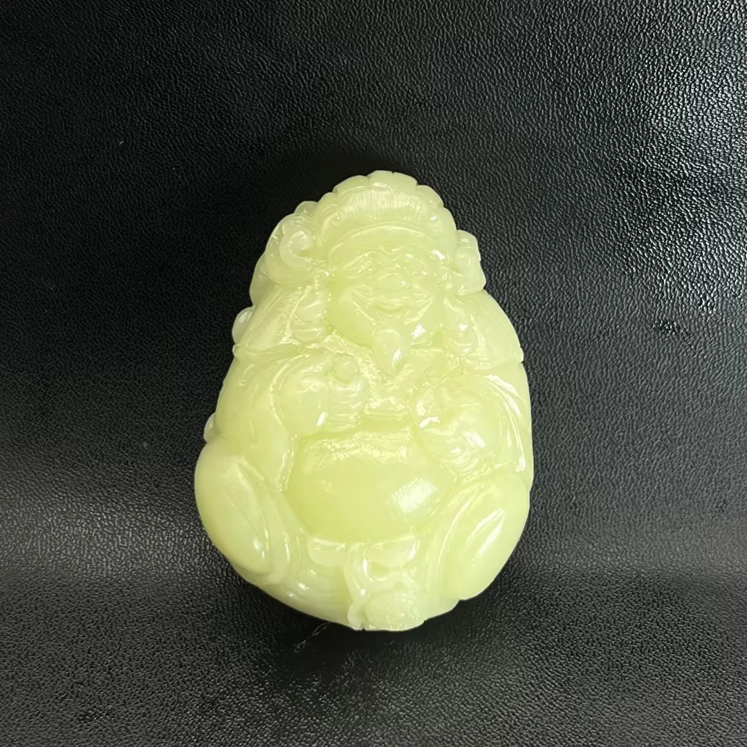 【豫人豫品】天然和田玉吊坠高端珠宝手工精雕挂件毛货定制C2950