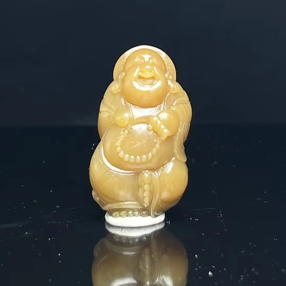 【豫人豫品】天然和田玉吊坠高端珠宝手工精雕挂件毛货定制C2399