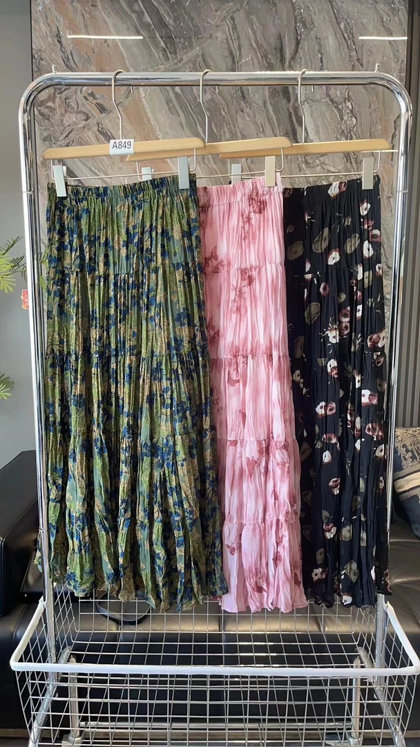 【冲姐推荐】夏季时尚压皱半身裙显瘦半身裙849