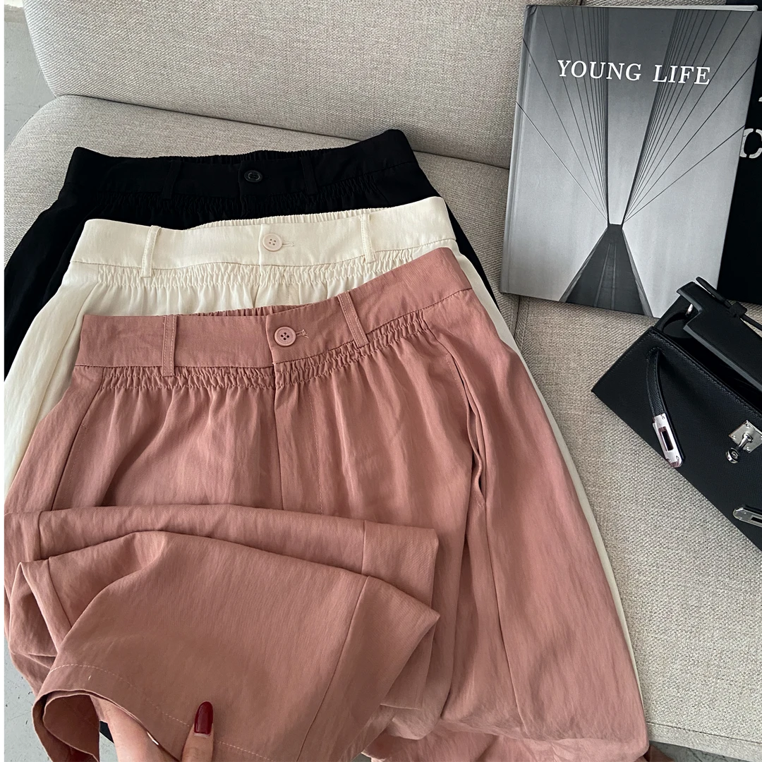 VUMP空气裤·轻薄休闲裤女宽松阔腿裤防晒山本拖地裤子春夏季新款