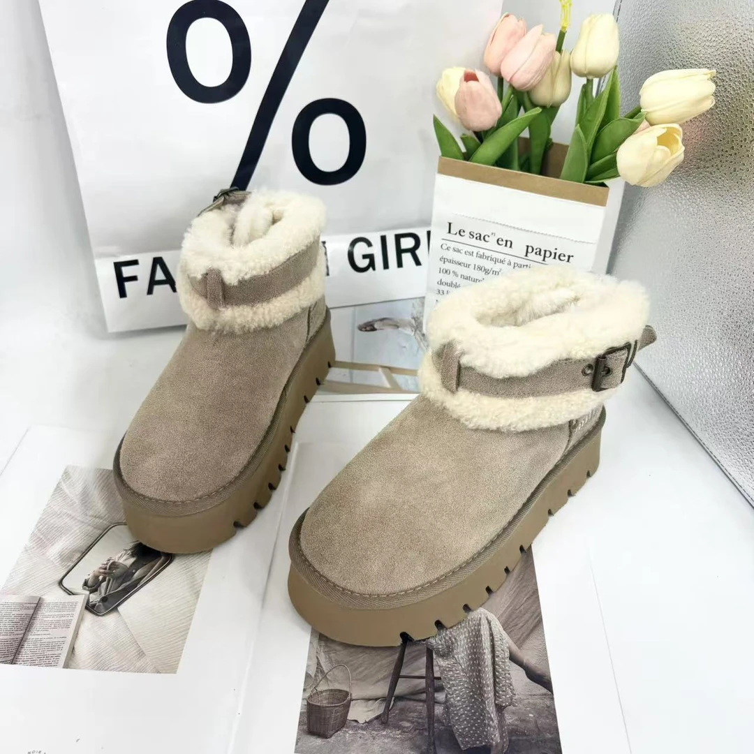 新款气质休闲百搭女士[大棉}雪地靴A/CC/C1001