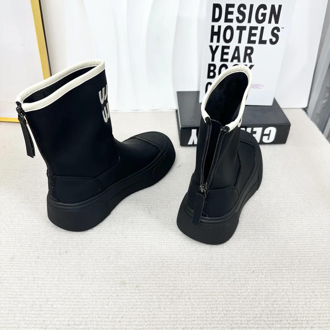 【与然良品】YR999-2爆款百搭时尚短靴D