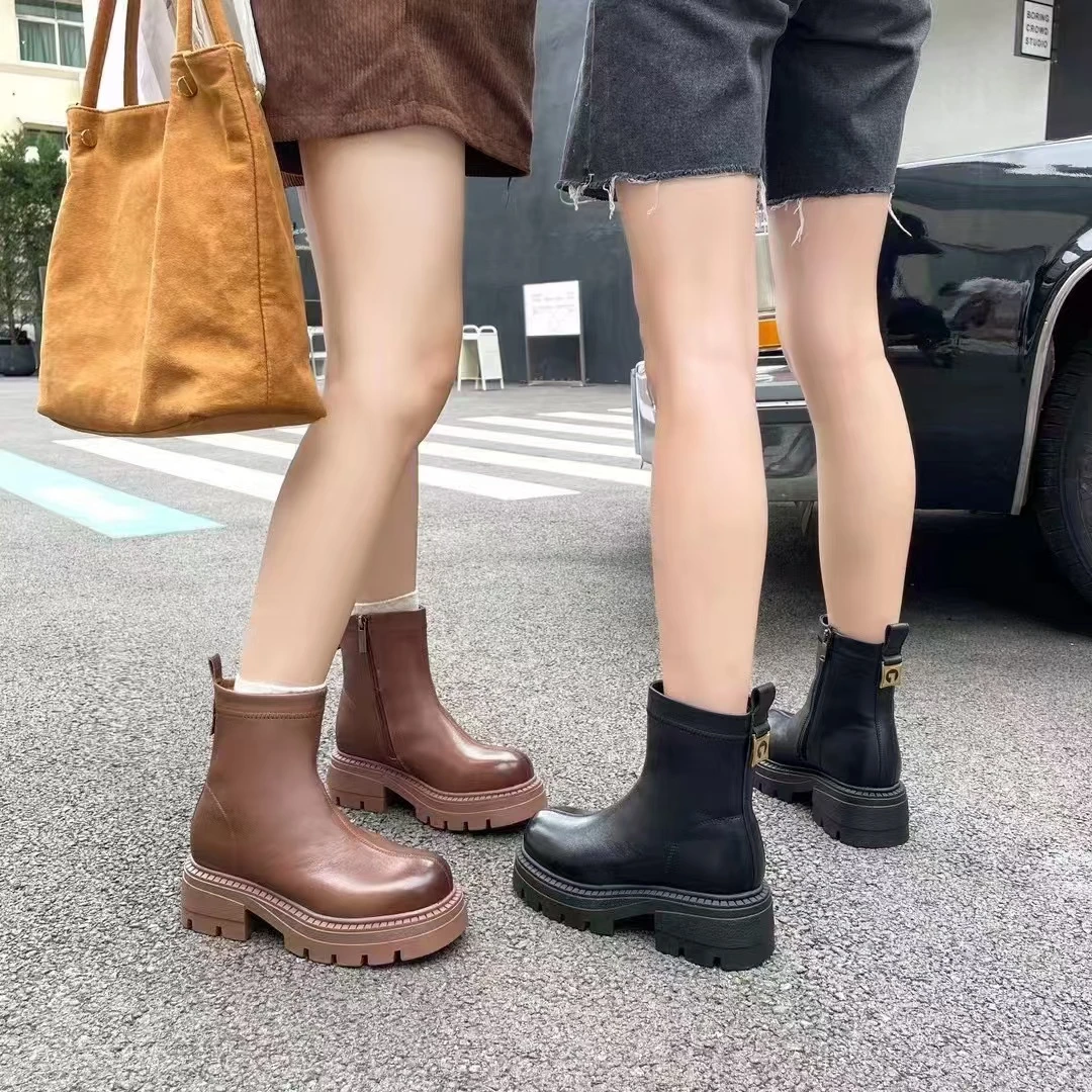 新款气质休闲百搭女士{羊毛}烟筒靴B/FR/89191