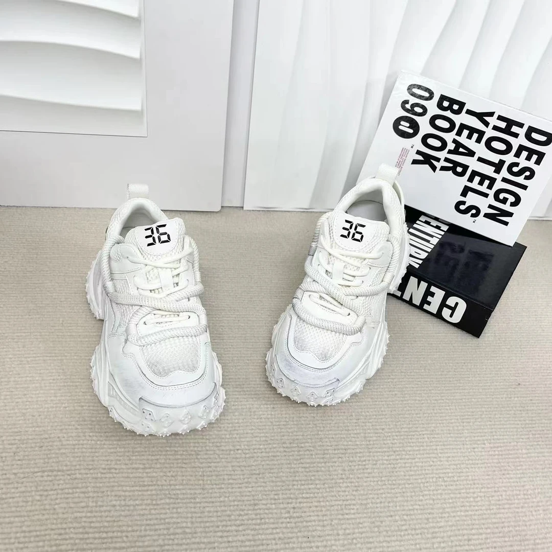 【与然良品】775-9爆款百搭时尚休闲老爹鞋D