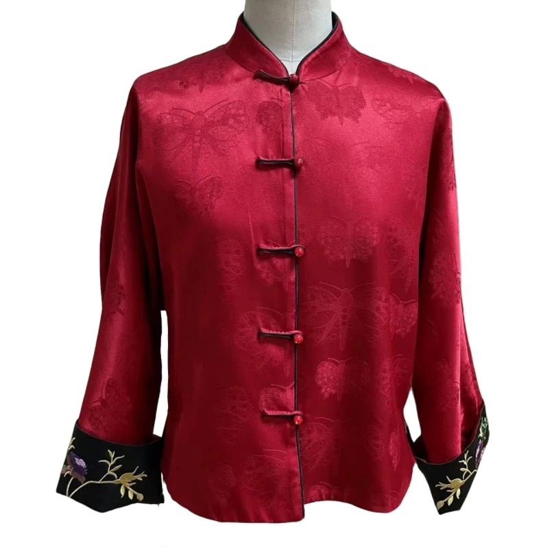 锦丝院【红颜】优雅网红百搭时尚轻奢休闲新中式长袖外套661191