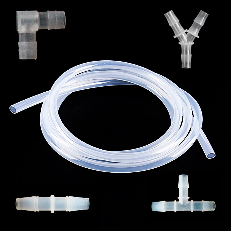 水陆缸造景透明水管弯头三通进水管硅胶管食品级PVC通水管软管