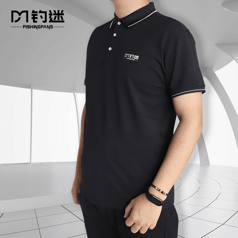 fishingfans/钓迷休闲时尚POLO衫钓鱼服亲肤弹力舒适百搭透气优雅