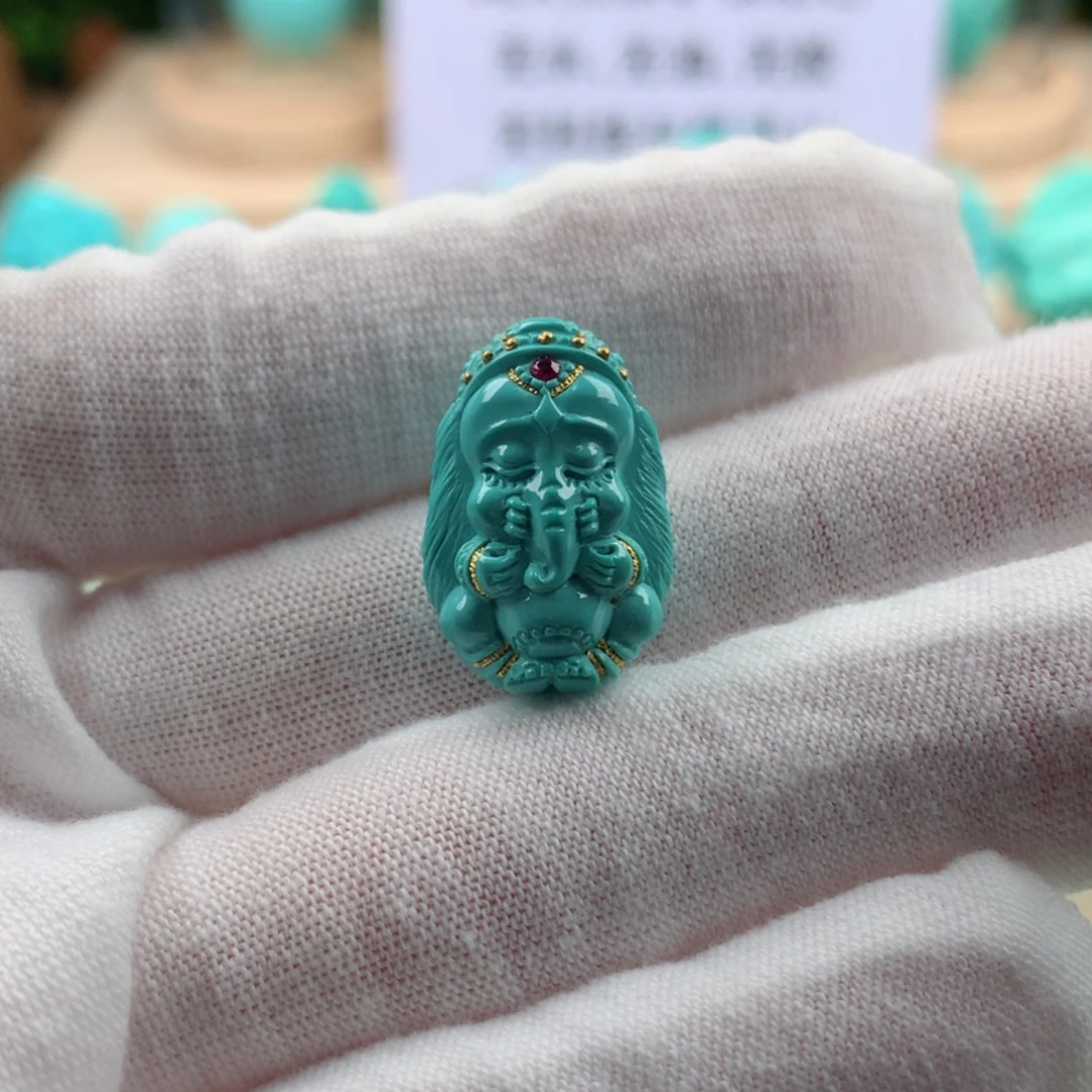 【闪购商品】绿松石配饰未镶嵌胡*甜