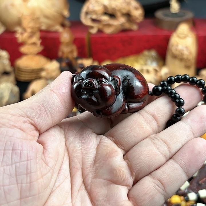 柏木（崖柏）有****下崖柏可爱猪
