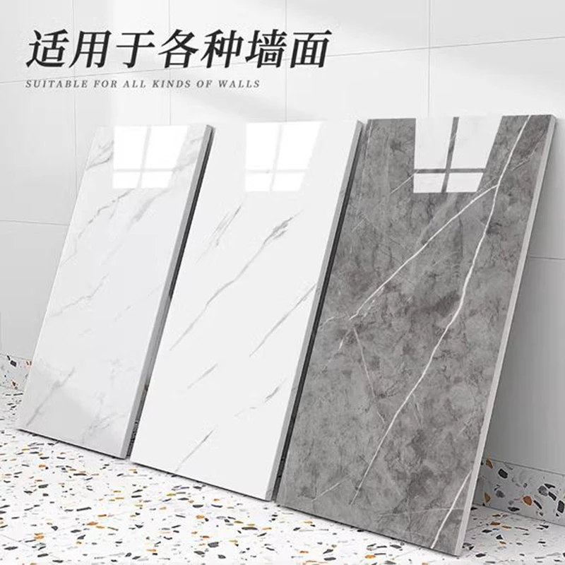 墙裙贴纸自粘pvc塑料板仿瓷砖墙板室内装修护墙板铝塑板自粘墙贴