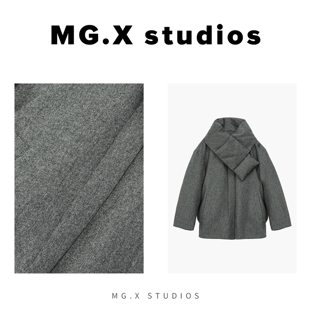 【贵妃乌龙】MGX新款简约百搭休闲羽绒服女装保暖舒适短款鹅绒上衣
