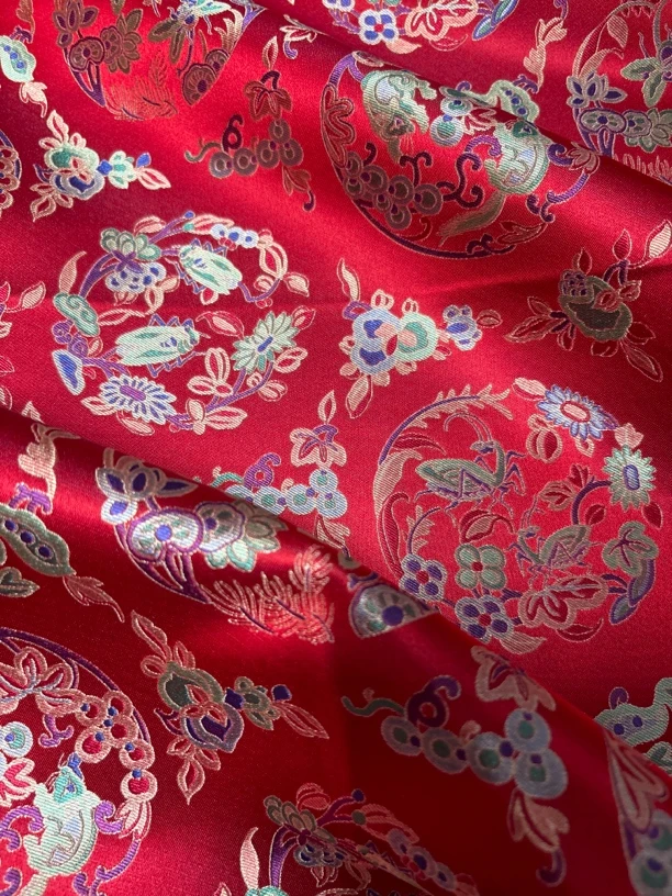 满分桑蚕丝丝绸面料真丝国风布料高档0.5米价不支持7天无理由退货