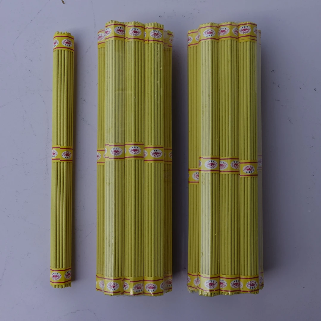 莲花火焰香居家用香34公分长香大莲花香微烟香传统线香天然香可选