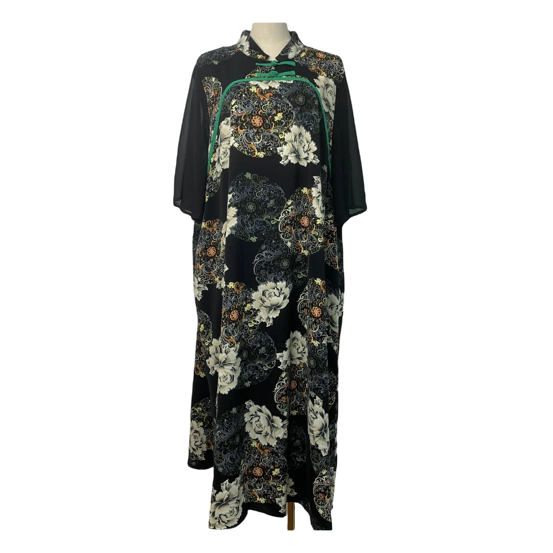 57 雏兰高端时尚气质款春日休闲风女装连衣裙中长裙遮肚子藏肉