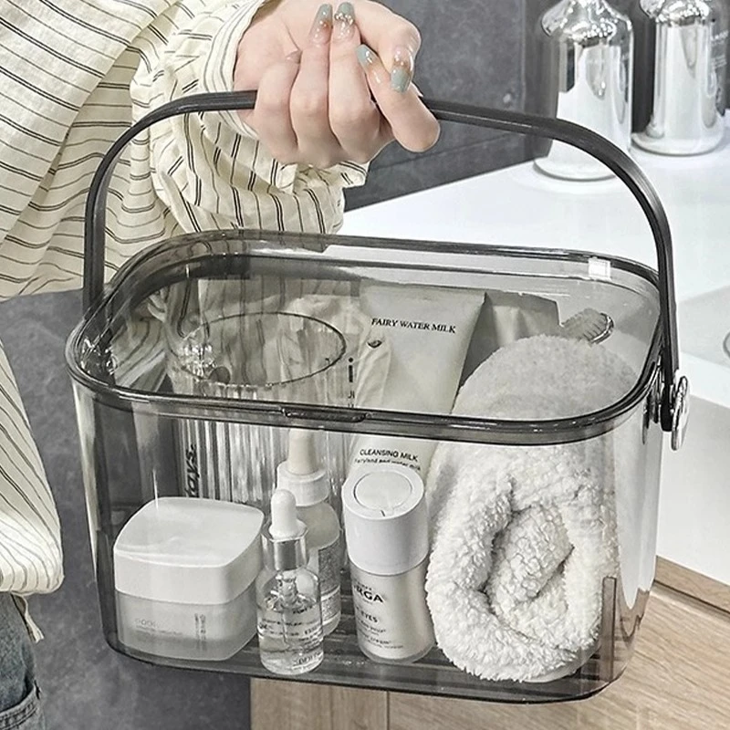 洗澡提篮浴筐浴室手提洗漱用品收纳盒洗浴沐浴拎篮卫生间沥水篮子