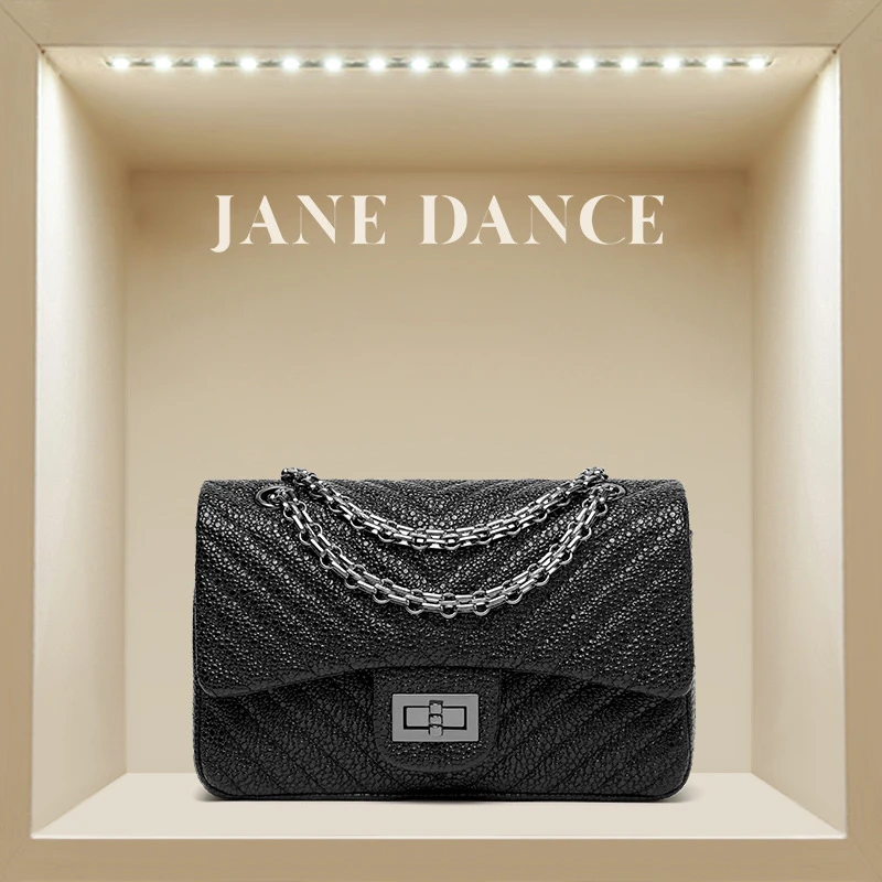 JANE DANCE单肩包包女款爆款2023新款洋气斜挎包百搭高档小方包