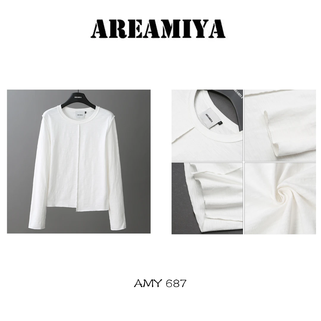 【鑫燃kiki】极简棉感舒适打底长袖AMY687